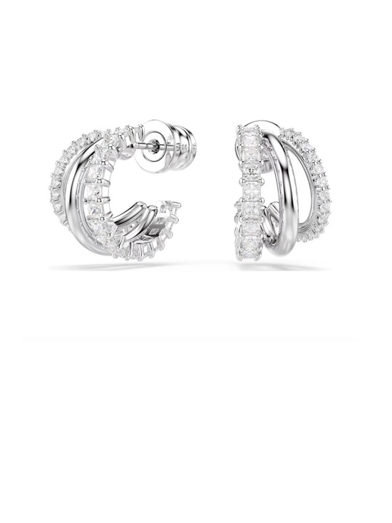 Swarovski Jewelry - Swarovski Hyperbola Hoop Earrings